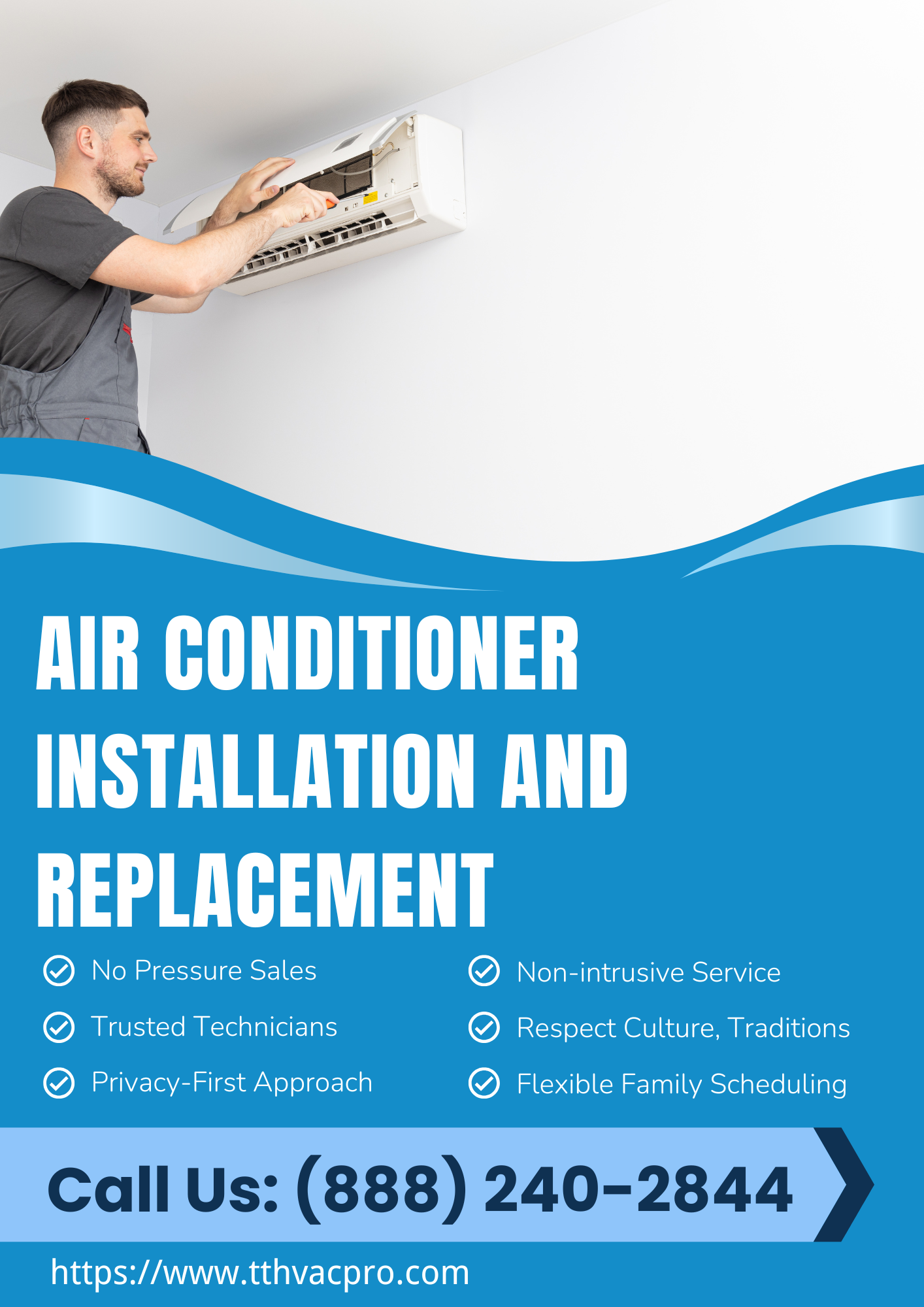 Air Conditioner Installation and Replacement in Granger, Utah Call: (888) 240-2844