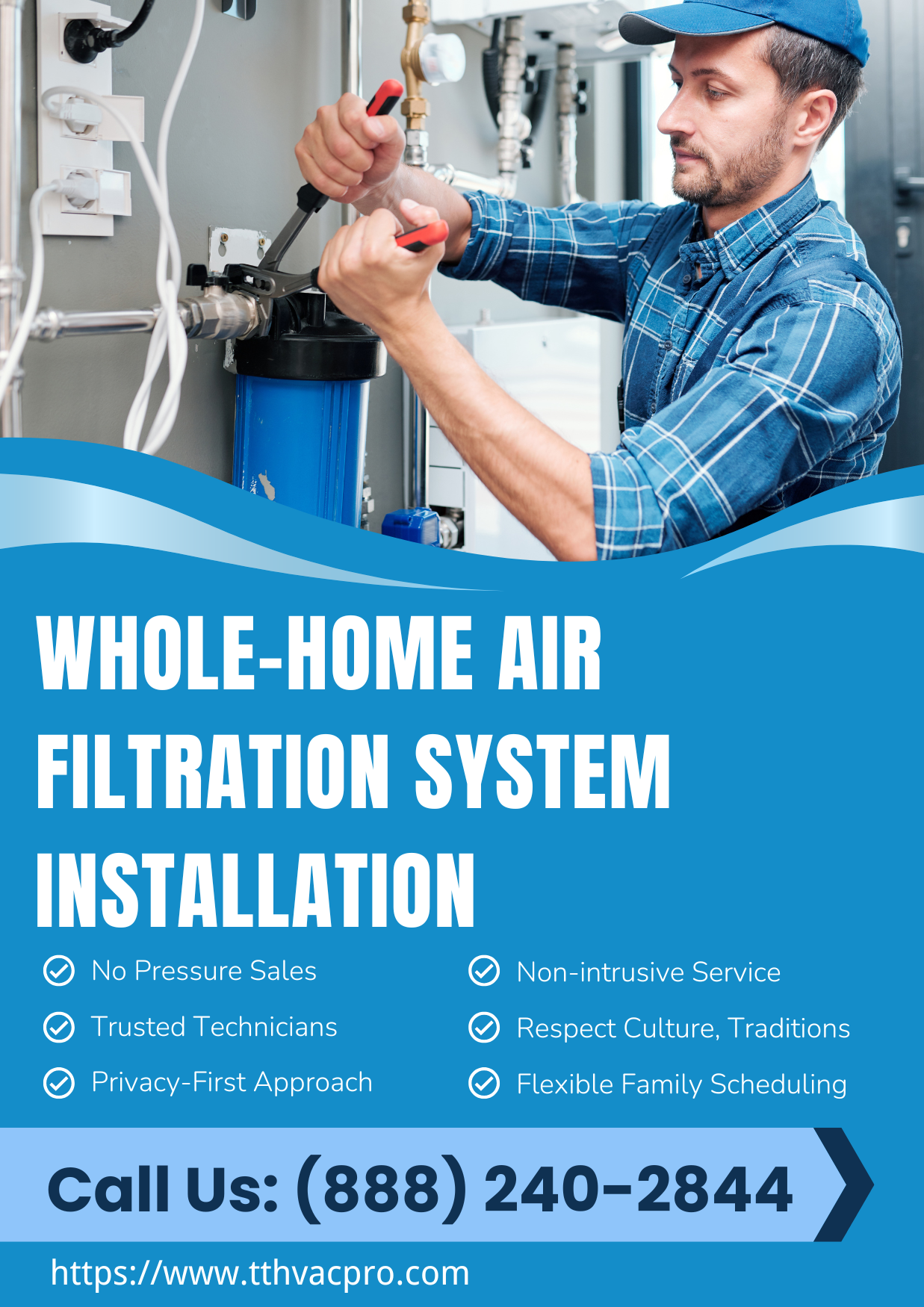 Whole-Home Air Filtration System Installation in Scottsdale, Arizona Call: (888) 240-2844 3 Whole-Home Air Filtration System Installation in Scottsdale, Arizona Call: (888) 240-2844