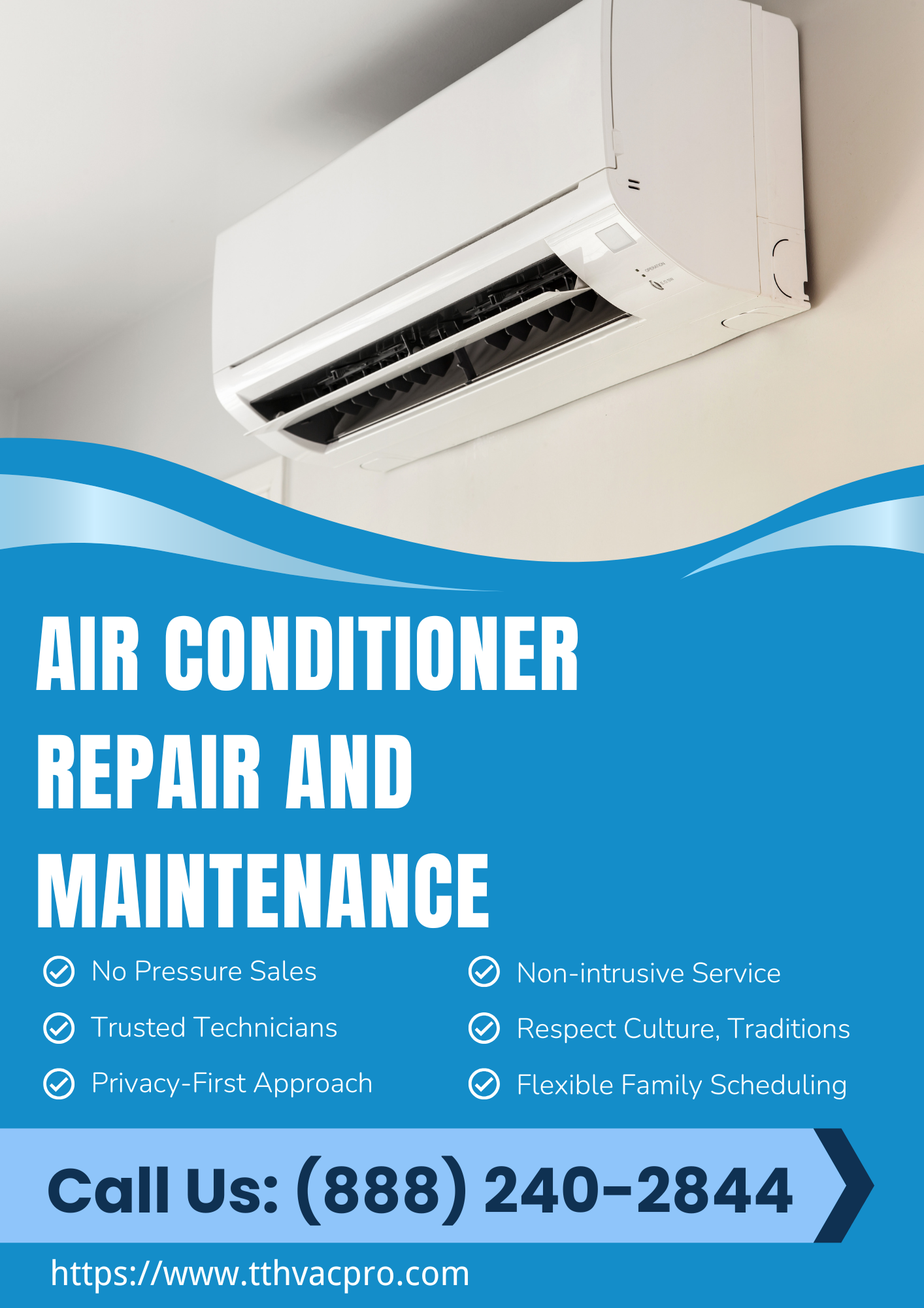 Air Conditioner Repair and Maintenance in San Marcos, California Call: (888) 240-2844