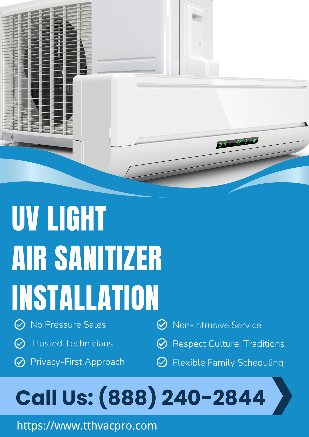 UV Light Air Sanitizer Installation in Scottsdale, Arizona Call: (888) 240-2844 3 UV Light Air Sanitizer Installation in Scottsdale, Arizona Call: (888) 240-2844