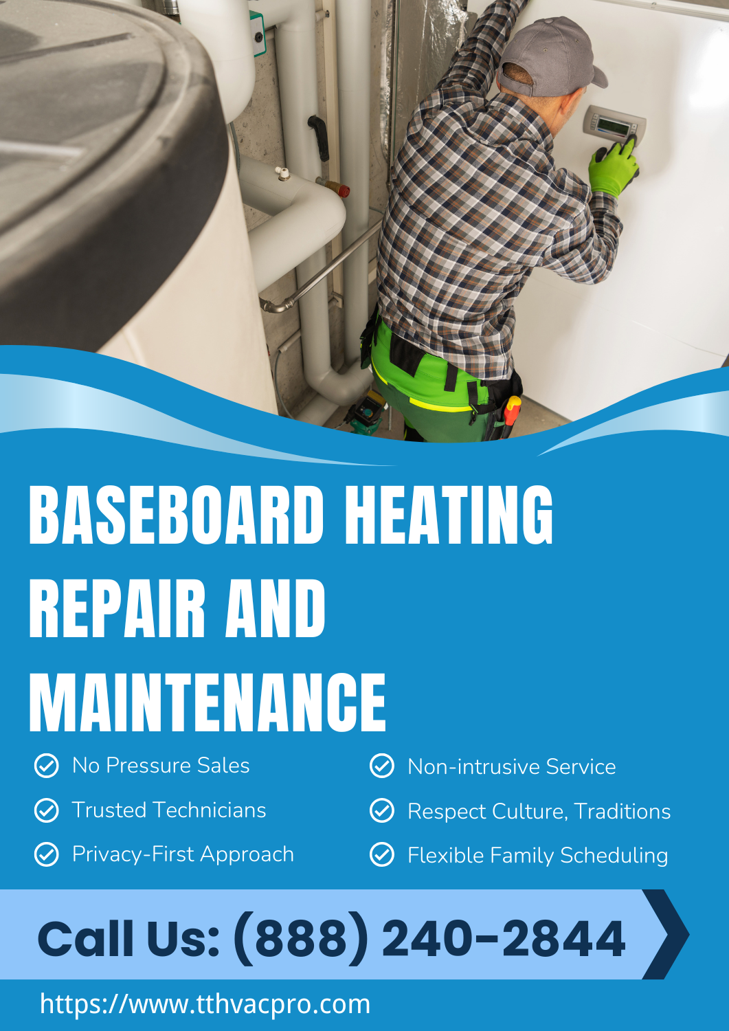 Baseboard Heating Repair and Maintenance in Provo, Utah Call: (888) 240-2844