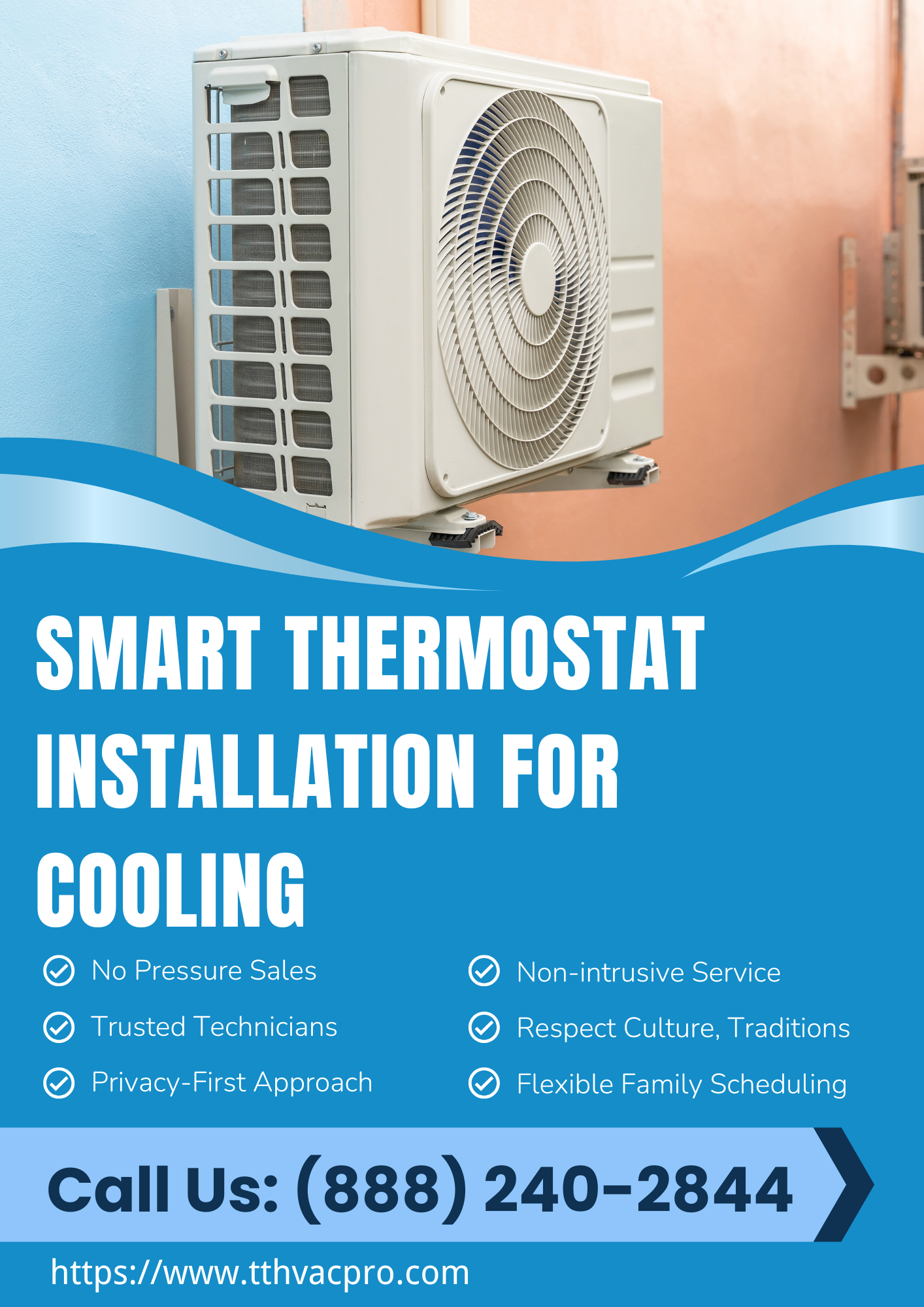 Smart Thermostat Installation for Cooling in Scottsdale, Arizona Call: (888) 240-2844 3 Smart Thermostat Installation for Cooling in Scottsdale, Arizona Call: (888) 240-2844